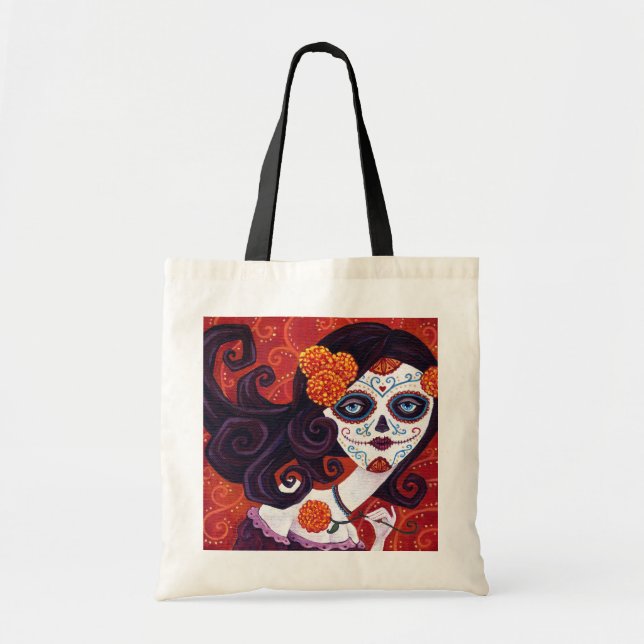 Sac de Día de los Muertos Canvas (Devant)