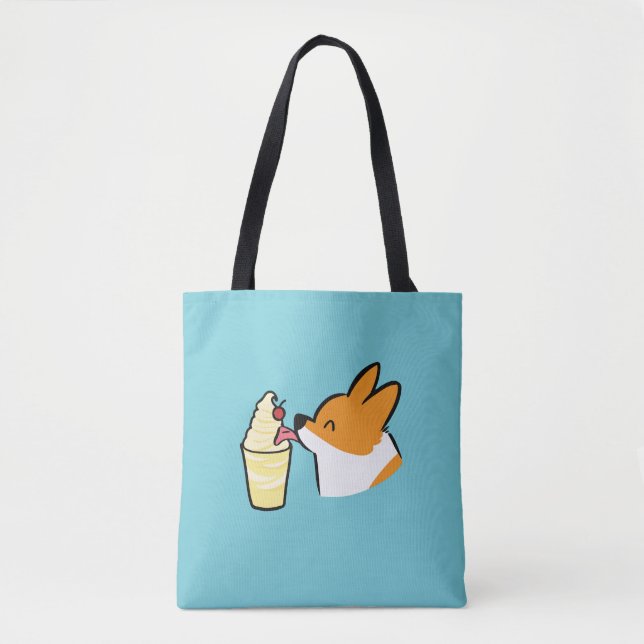 Sac de fouet de Dole d'ananas de corgi (Devant)
