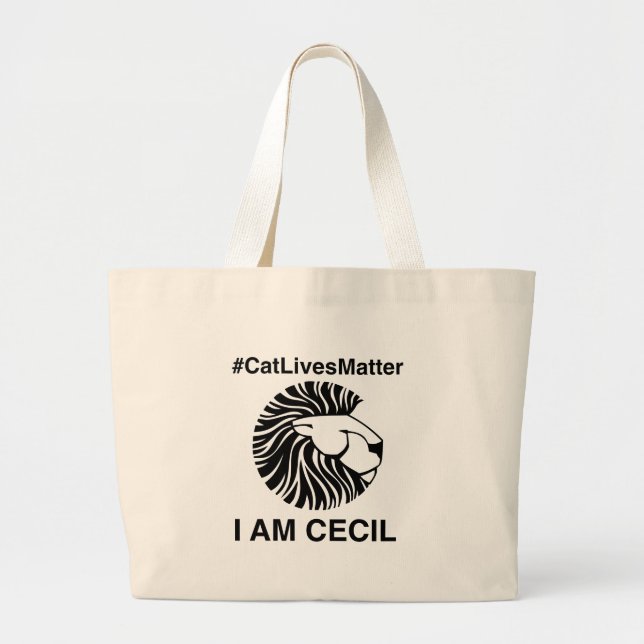 Sac de fourre-tout simple de #CatLivesMatter (Devant)