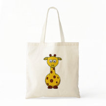 Sac de girafe de bande dessinée