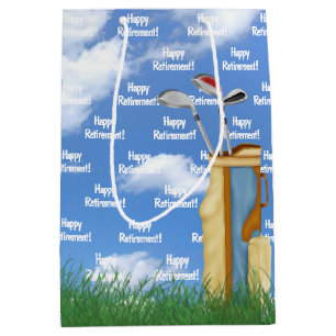 Sac de golf de retraite en pelouse