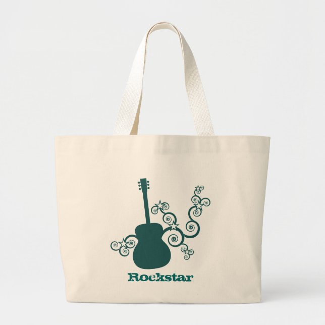Sac de guitare Rockstar, Turquoise foncé (Devant)