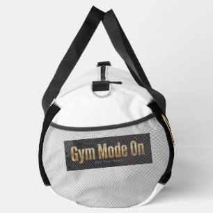 Sac de gym personnalisé noir mode gym activé Sacs