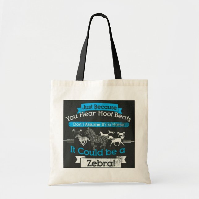Sac de hoofbeats de zèbre (Devant)