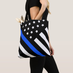 Sac de la ligne bleue de la police féminine