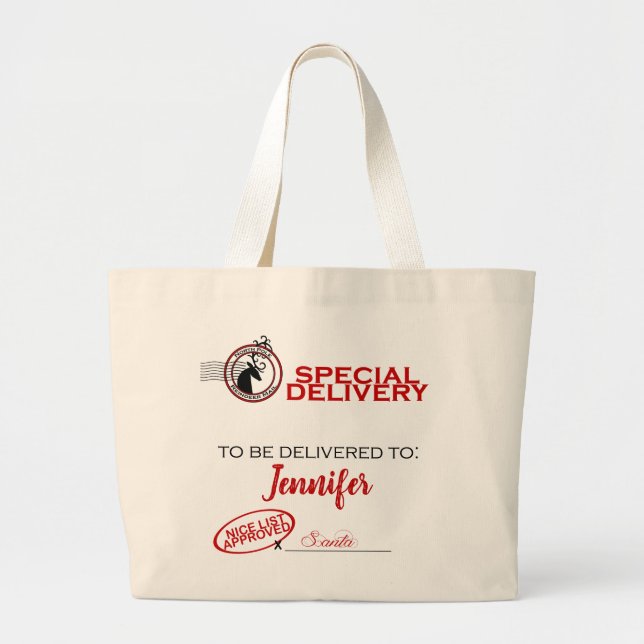 Sac de la livraison spéciale de Père Noël (Devant)