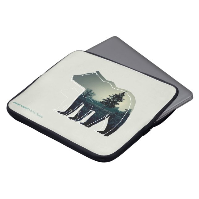 Sac de l'électronique avec la ligne ours d'icône (Devant haut)