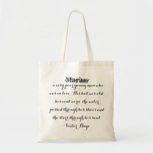 Sac de Les Miserables : Manuscrit de fantaisie de