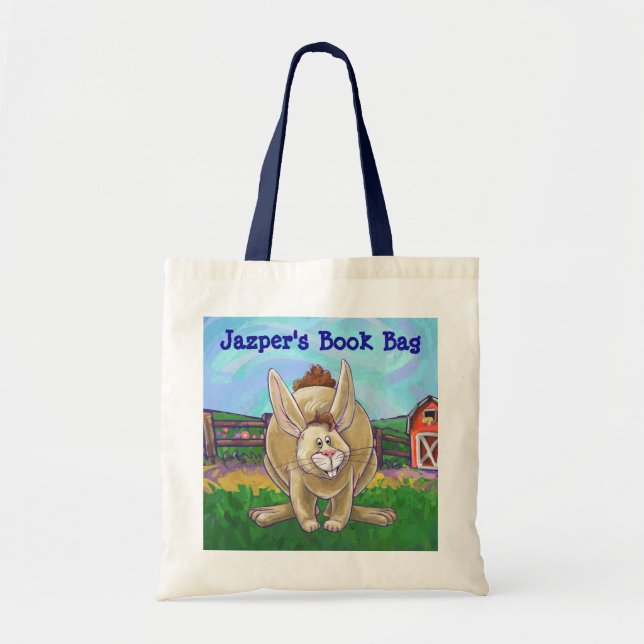Sac de livre de la Parade animalière du lapin mign (Devant)