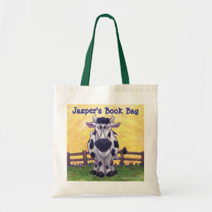 Sac de livre personali de vache amusant