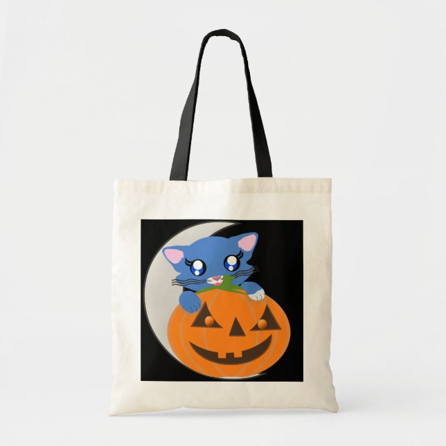 Sac de lune de Toon Kitty de citrouille de Skye (Devant)