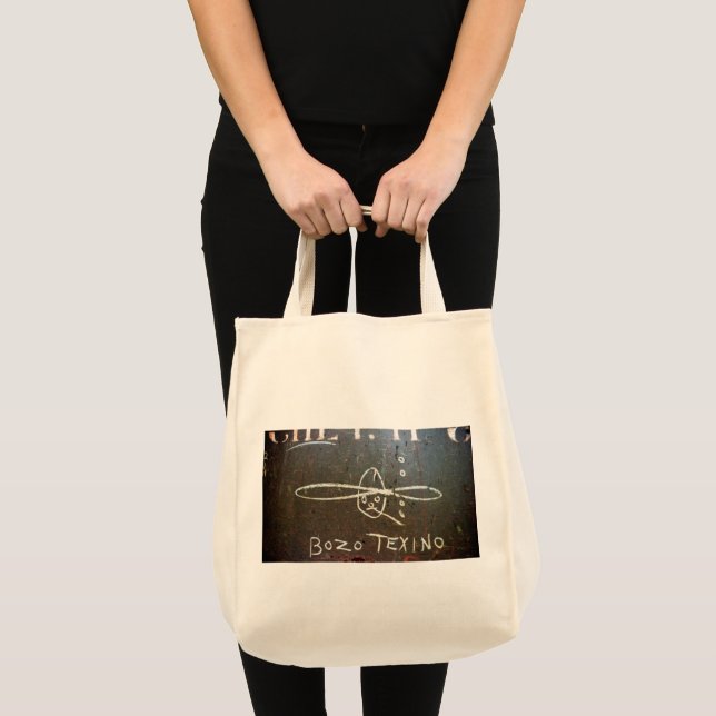 Sac de magasinage en toile robuste de bonne qualit (Devant (produit))