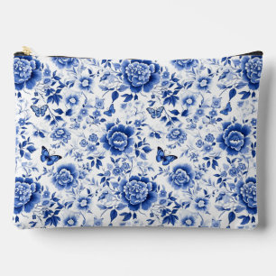 Sac de maquillage bleu Chinoiserie
