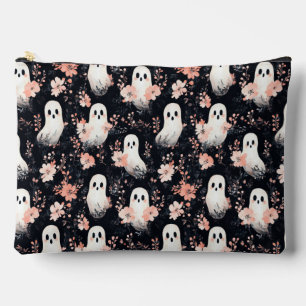 Sac de maquillage Fleur Halloween Ghost