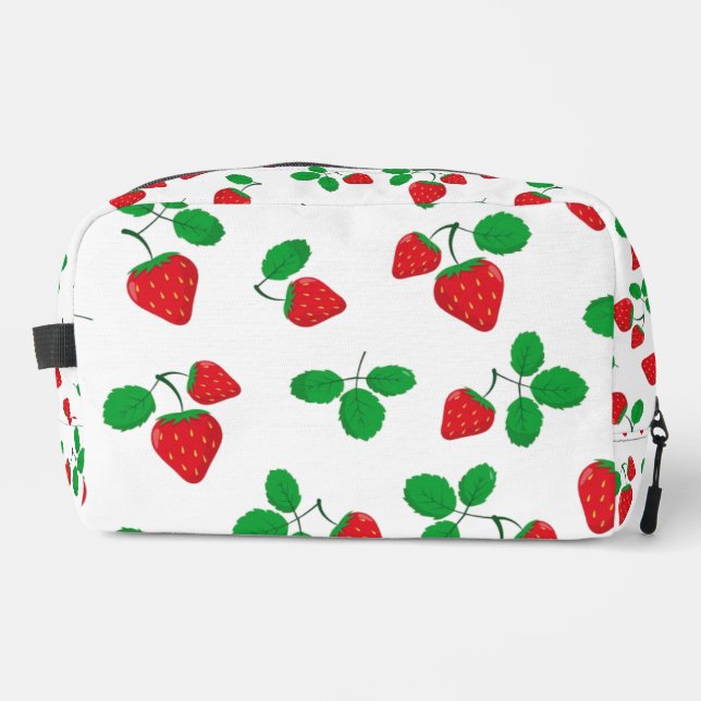 Sac de maquillage mignon à la fraise (Recto)
