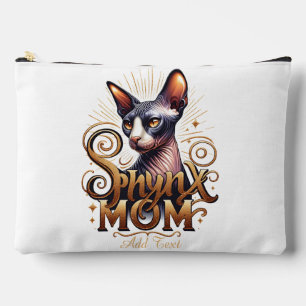 Sac de Maquillage Personnalisé pour Maman de Chat