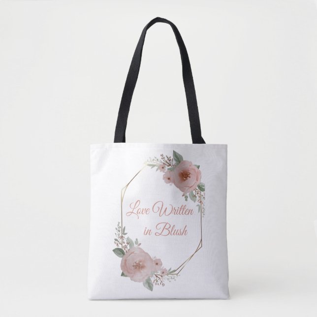 Sac de mariage Blush & Breeze – Élégant Moderne (Devant)