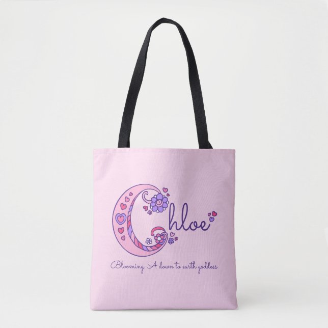 Sac de monogramme de nom et de signification de (Devant)