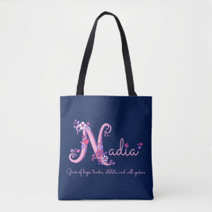 Sac de monogramme de nom et de signification de