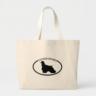 Sac de noir de silhouette de cocker
