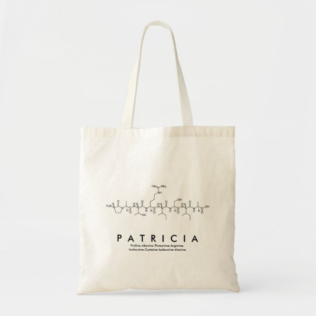 Sac de nom du peptide Patricia (Devant)