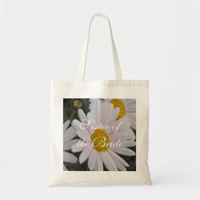 Sac de nom, fleurs de marguerite (Devant)