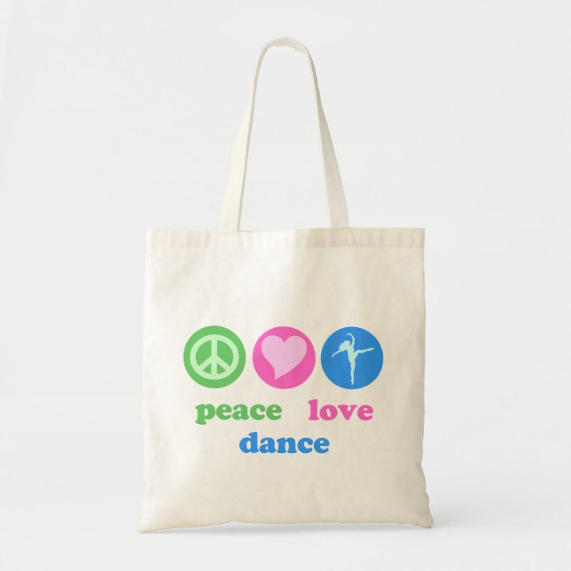 Sac de paix, d'amour et de danse (Devant)