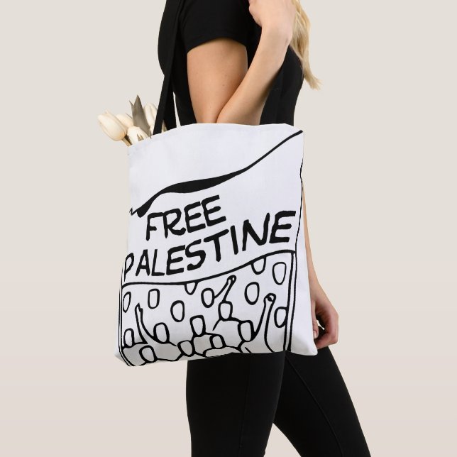   sac de Palestine libre  (De près)