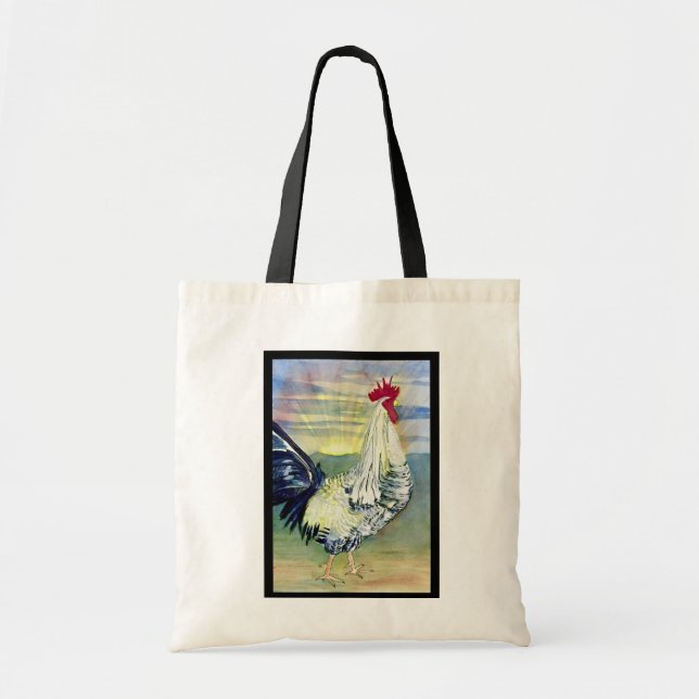 Sac de peinture de coq bonjour (Devant)