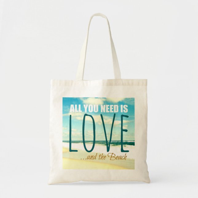 Sac de photo de plage d'amour (Devant)