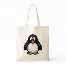 Sac de pingouin de bande dessinée