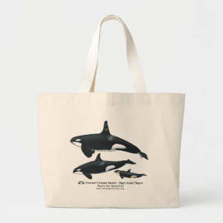 Sac de plage de famille d'épaulard