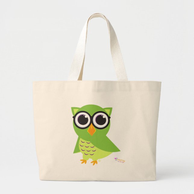 Sac de plage de hibou (Devant)