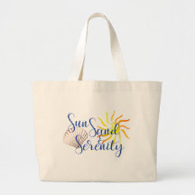 Sac de plage de sérénité de sable de Sun grand