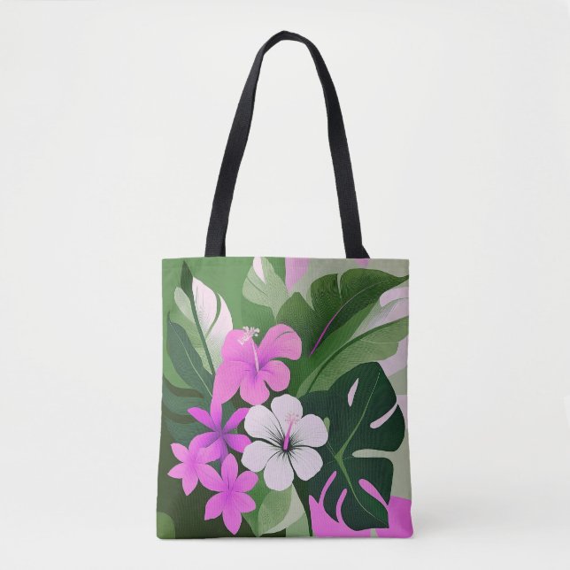 Sac de plage Hawaiien moderne du milieu du siècle (Devant)