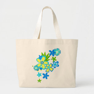 Sac de plage paradisiaque aux fleurs de Hula