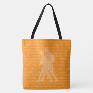 Sac de plage Tangerine Trekking sain