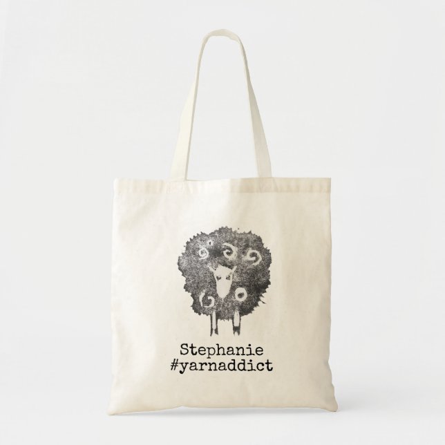 Sac de projet Crochet Tricot pour toxicomane (Devant)