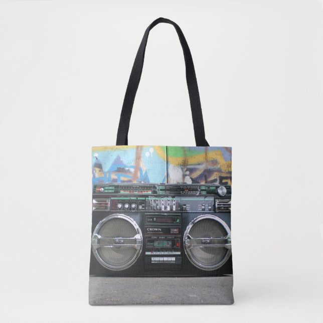 Sac de radio de caisson de basses de vieille école (Devant)