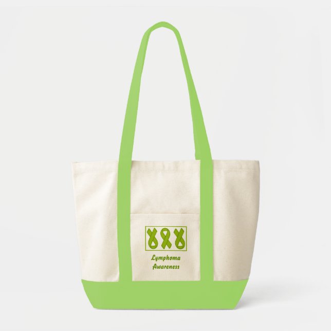 Sac de rubans de conscience de lymphome (Devant)