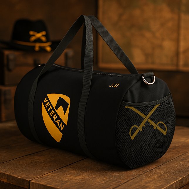 Sac De Sport 1st Cavalry Division Veteran Tribute Black (1st Cavalry Division Veteran Tribute Black Duffle Bag)