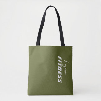 Sac de sport 2 en 1 vert olive foncé beige