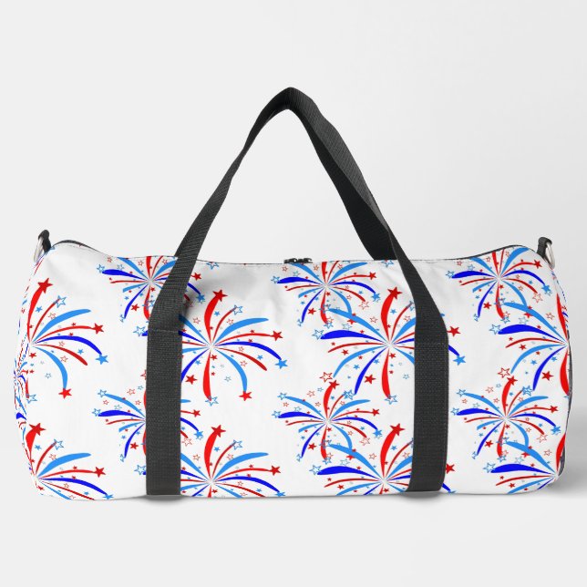 Sac De Sport 4 juillet indépendance feux d'artifice stars (Recto)