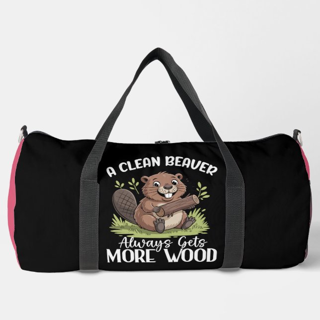 Sac De Sport A Clean Beaver Gets More Wood (Recto)