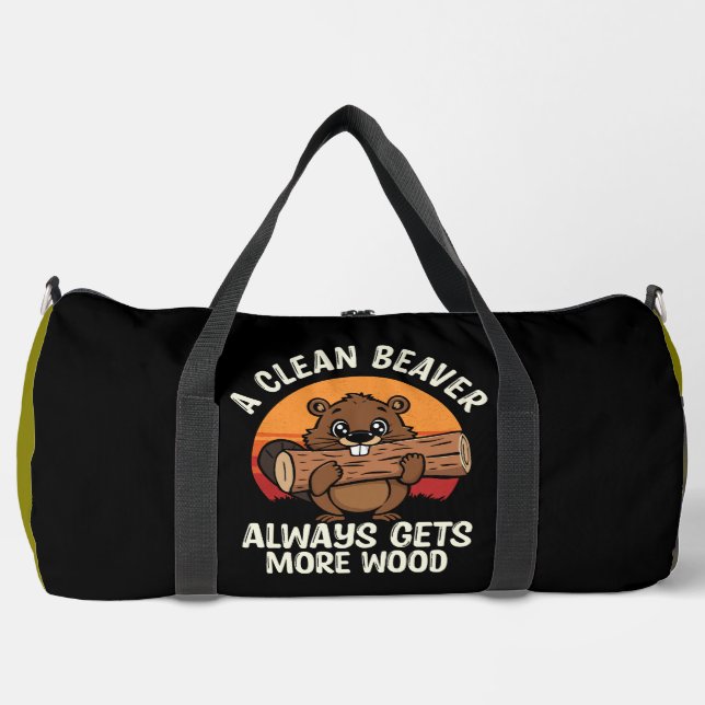 Sac De Sport A Clean Beaver Gets More Wood (Recto)