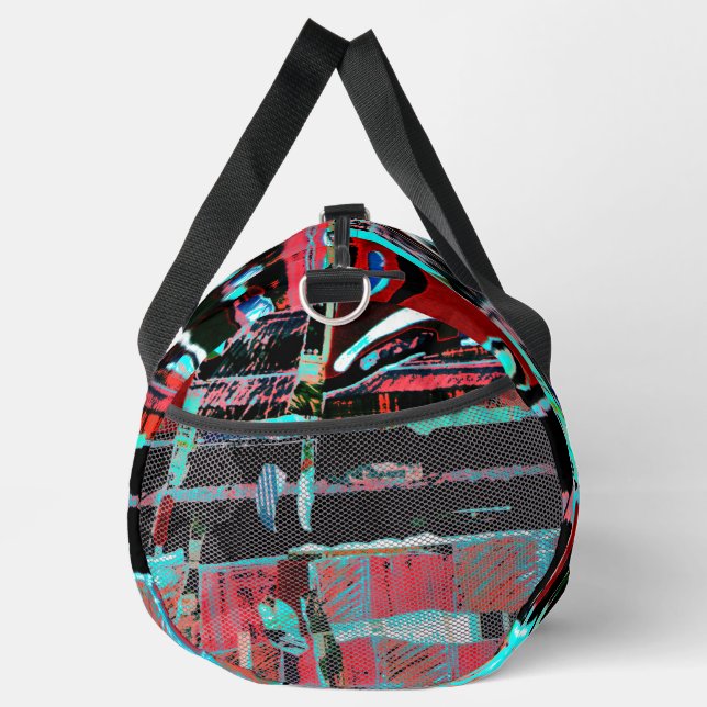 Sac De Sport Abstract Freedom – Print Cut Sew Large Duffel Bag (Droite)