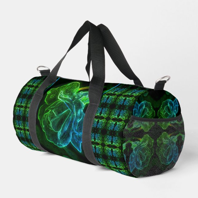 Sac De Sport Abstrait Rose Imaginaire (Coin droit)