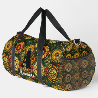 Sac De Sport Afrique Amhara Éthiopie Motif ethnique géométrique
