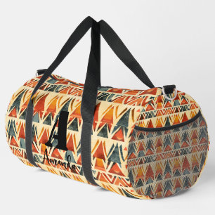 Sac De Sport Afrique Amhara Éthiopie Motif ethnique géométrique