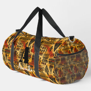 Sac De Sport Afrique Amhara Éthiopie Motif ethnique géométrique